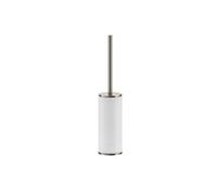 Gessi Inciso, ensemble de brosses pour toilettes sur pied, récipient blanc mat, 58543149, 58543149, Colorazione: Ottica Finox