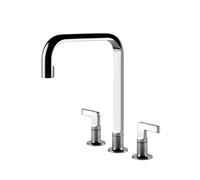 Gessi INCISO Girevole Black Metal PVD - 58701#706 Miscelatore Lavello | Finitura nera opaca, girevole, leva sottile