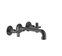 Gessi Inciso+ kit couleur pour mitigeur lavabo 2 mains, avec bec 190-210 mm, sans garniture découlement, 58190187, 58190187, Colorazione: Bronzo antico