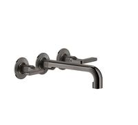 Gessi Inciso kit de couleurs pour mitigeur lavabo 2 mains, avec béqu'illes et bec 190-210 mm, sans garniture découlement, 58090706, 58090706, Colorazione: Metallo nero PVD