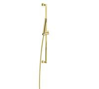 Gessi Inciso Set de barres de douche 800 mm, douchette anticalcaire et flexible 1500 mm, supports de douche non orientables latéralement, 58145246, 58145246, Colorazione: Oro PVD