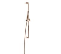 Gessi Inciso Set de barres de douche 800 mm, douchette anticalcaire et flexible 1500 mm, supports de douche non orientables latéralement, 58145030, 58145030, Colorazione: Rame PVD