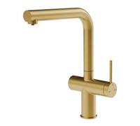 Gessi INEDITO Acqua Filtrata Gold Brushed PVD - 60571#716 Miscelatore Lavello | Miscelatore, Finitura gold brushed, Cartuccia filtrante