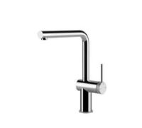 Gessi INEDITO - GODRONATO Girevole Finox Brushed Nickel - 60471#149 Miscelatore Lavello | Canna girevole