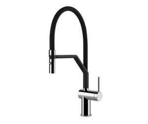Gessi INEDITO Semiprofessionale Finox Brushed Nickel - 60429#149 Miscelatore Lavello | Acciaio spazzolato, Monogetto, Altezza 300 mm