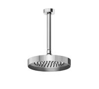 Gessi Ingranaggio douche de tête anticalcaire D=250 mm, avec articulation et bras plafonnier, longueur personnalisable, 63550706, 63550706, Colorazione: Metallo nero PVD