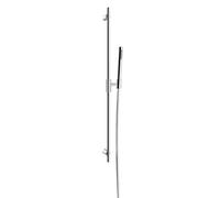Gessi Ingranaggio Glissière magnétique 800mm avec douchette anticalcaire et flexible 1,50 m, 63584706, 63584706, Colorazione: Metallo nero PVD