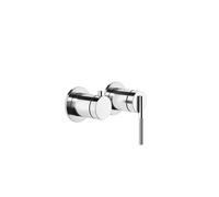Gessi Ingranaggio set prêt à poser mélangeur monocommande pour bain/douche, rosaces rondes, avec cartouche inverseur 2 voies, 63580708, 63580708, Colorazione: Rame spazzolato PVD