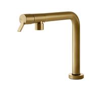 Gessi Miscelatore Monocomando Abbattibile Su&Giù 60071 716 29,4 cm Gold Brushed PVD