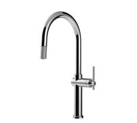 Gessi Miscelatore monocomando con doccetta estraibile Habito 60672 031 finitura cromato