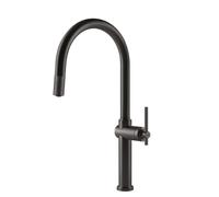 Gessi HABITO Estraibile Black Metal Brushed PVD - 60672#707 Miscelatore Lavello | Finitura Black Metal spazzolato, Bocca estraibile, Monocomando