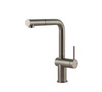Gessi Miscelatore monocomando con doccetta estraibile Inedito Collection 60433 149 finitura Finox