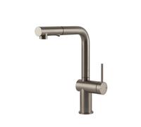 Gessi Miscelatore monocomando con doccetta estraibile Inedito Collection 60435 149 finitura Finox