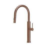 Gessi Miscelatore monocomando con doccetta estraibile Kitchen 60022 708 finitura Copper Brushed - PROMOZIONE VALIDA FINO AL 11/05