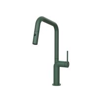 Gessi Miscelatore monocomando con doccetta estraibile Stelo Collection 60307 276 finitura Matte Agave - IN PROMOZIONE FINO AL 20/07