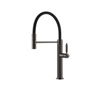 Gessi Miscelatore Monocomando Semi-pro Venti20 60634 707 48,6 cm Black Metal Brushed PVD