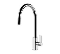 Gessi MONACO Estraibile Chrome - 17163#031 Miscelatore Lavello | Beccuccio estraibile, Finitura cromata, Doccetta a getto