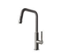 Gessi OFFICINE Due Getti Chrome - 60053#031 Miscelatore Lavello | Cromo Lucido, Doppio getto commutabile, Getto normale e nebulizzato