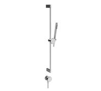 Gessi Origini Barre de douche avec coude de raccordement mural, avec flexible, douchette 1 jet, montage mural, 66142031, 66142031, Colorazione: cromo