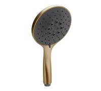 Gessi Origini Douchette anticalcaire, avec insert noir, 3 jets, 14378726, 14378726, Colorazione: Bronzo caldo spazzolato PVD