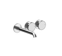 Gessi Origini Set de finition mitigeur de lavabo, sans garniture de vidage, avec bec, montage mural, saillie 171-201mm, 66090031, 66090031, Colorazione: cromo