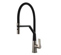 Gessi PROTON Semiprofessionale Finox Brushed Nickel - 17191#149 Miscelatore Lavello | Nichel Spazzolato Finox, Canna semiprofessionale doppia funzione, Altezza canna 250 mm