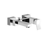 Gessi Rettangolo K, mélangeur bain/douche en saillie, inverseur automatique bain/douche, 53013031, 53013031, Colorazione: cromo