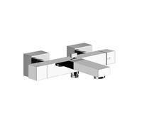 Gessi Rettangolo K, thermostat de bain en saillie, inverseur automatique bain/douche, 20111706, 20111706, Colorazione: Metallo nero PVD