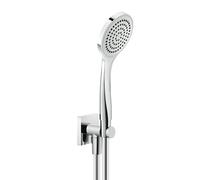 Gessi Rilievo, ensemble de douche avec raccord mural coudé 1/2 et support, flexible de 1,50 m et douchette antique à 1 jet, 59123710, 59123710, Colorazione: Ottone PVD
