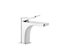 Gessi Rilievo, mitigeur monocommande de lavabo version XL (D42 mm), sans garniture découlement, saillie 131 mm, 59006149, 59006149, Colorazione: Ottica Finox