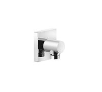 Gessi Rilievo, raccord mural coudé 1/2 sans support, sécurité intrinsèque, 59169706, 59169706, Colorazione: Metallo nero PVD
