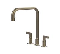 Gessi Rubinetto 3 Fori Inciso 58701 713 31,5 cm Antique Brass