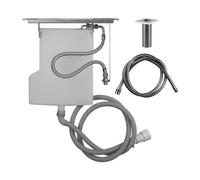 Gessi Securflex passage de tuyau pour banc de carrelage largeur minimale>100 mm, 01766149, 01766149, Colorazione: Ottica Finox