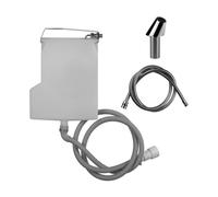 Gessi Securflex presse-étoupe, Rosette CONO, pour bord de baignoire, dimension intérieure minimale>50 mm, 735, 01773706, 01773706, Colorazione: Metallo nero PVD