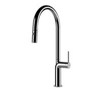 Gessi STELO Due Getti Matte Black - 60303#299 Miscelatore Lavello | Nero Opaco, Doppio getto commutabile, Getto normale e nebulizzato