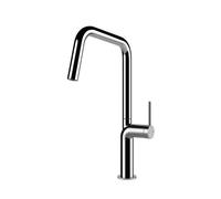 Gessi STELO Girevole Finox Brushed Nickel - 60305#149 Miscelatore Lavello | Nichel Spazzolato Finox, Canna girevole 360Â°, Portata regolabile