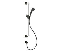 Gessi Venti20 Barre de douche avec coude de raccordement mural, support coudé et support de douche pivotant, montage mural, 1 jet, raccord 1/2, 65142187, 65142187, Colorazione: Bronzo antico