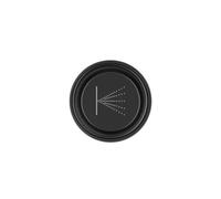 Gessi Venti20 Cache-bouton de commande Brouillard, montage au plafond, SP03290299, SP03290299, Colorazione: Nero opaco