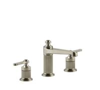 Gessi Venti20, robinetterie de lavabo à 3 trous, saillie 134mm, sans vidage, montage sur table, 65014149, 65014149, Colorazione: Ottica Finox