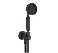 Gessi Venti20 Set de douche avec coude de raccordement mural, avec support, flexible et douchette, montage mural, raccord 1/2, 65123187, 65123187, Colorazione: Bronzo antico