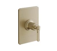 Gessi Venti20 Set de finition Mitigeur bain/douche, sans inverseur, 1 voie, cartouche D35mm, montage mural, 65061726, 65061726, Colorazione: Bronzo caldo spazzolato PVD