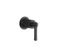 Gessi Venti20 Set de finition Mitigeur monocommandé lavabo/baignoire/douche, pour bec séparé, 1 voie, cartouche D35mm, montage mural, 65131299, 65131299, Colorazione: Nero opaco