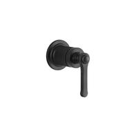 Gessi Venti20 Set de finition Mitigeur monocommandé pour lavabo, 1 voie, pour bec séparé, montage mural, 65109299, 65109299, Colorazione: Nero opaco