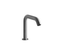 Gessi316 Flessa, bec de lavabo à commande électronique sans contact, capteur intégré à laérateur, saillie de 154 mm, 54081707, 54081707, Colorazione: Metallo nero spazzolato PVD