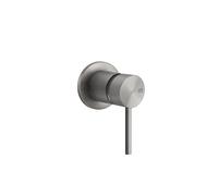 Gessi316 Flessa set de finition pour mitigeur monocommande encastré, pour lavabo ou douche, pour sortie par le haut, 727, 54019726, 54019726, Colorazione: Bronzo caldo spazzolato PVD