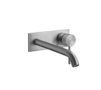 Gessi316 Trame kit prêt à poser, pour mitigeur monocommande de lavabo encastré, avec plaque continue 65x165 mm, bec 200-170 mm, sans vidage, 54390726, 54390726, Colorazione: Bronzo caldo spazzolato PV