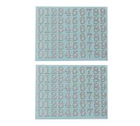 Gesso 26 Lettere Adesivi Numero Metallo Adesivi Combinazione Parola Nail Art per Adulti