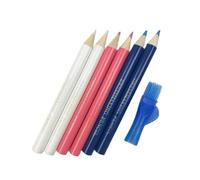 Gesso da sarta Matite for tessuti for cucire Matita solubile in acqua Marchio su misura Pennello for gesso da sarta for strumenti di tracciamento for pennarelli for la casa su misura per Tessuti(6pcs)
