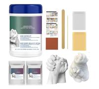 Gesso di per l'artigianato - Set di formine a Mano per ricordi, per Creare Impronte Dettagliate 3D, per Compleanni, FESTIVITÀ e momenti Speciali, opere d'Arte Personali uniche