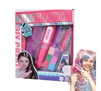 Gesso per capelli per bambini, set di tinture per capelli | Set colorazione temporanea lavabile per capelli Gesso per capelli,Trucco per capelli multicolore sicuro Fai finta di giocattoli simulati per
